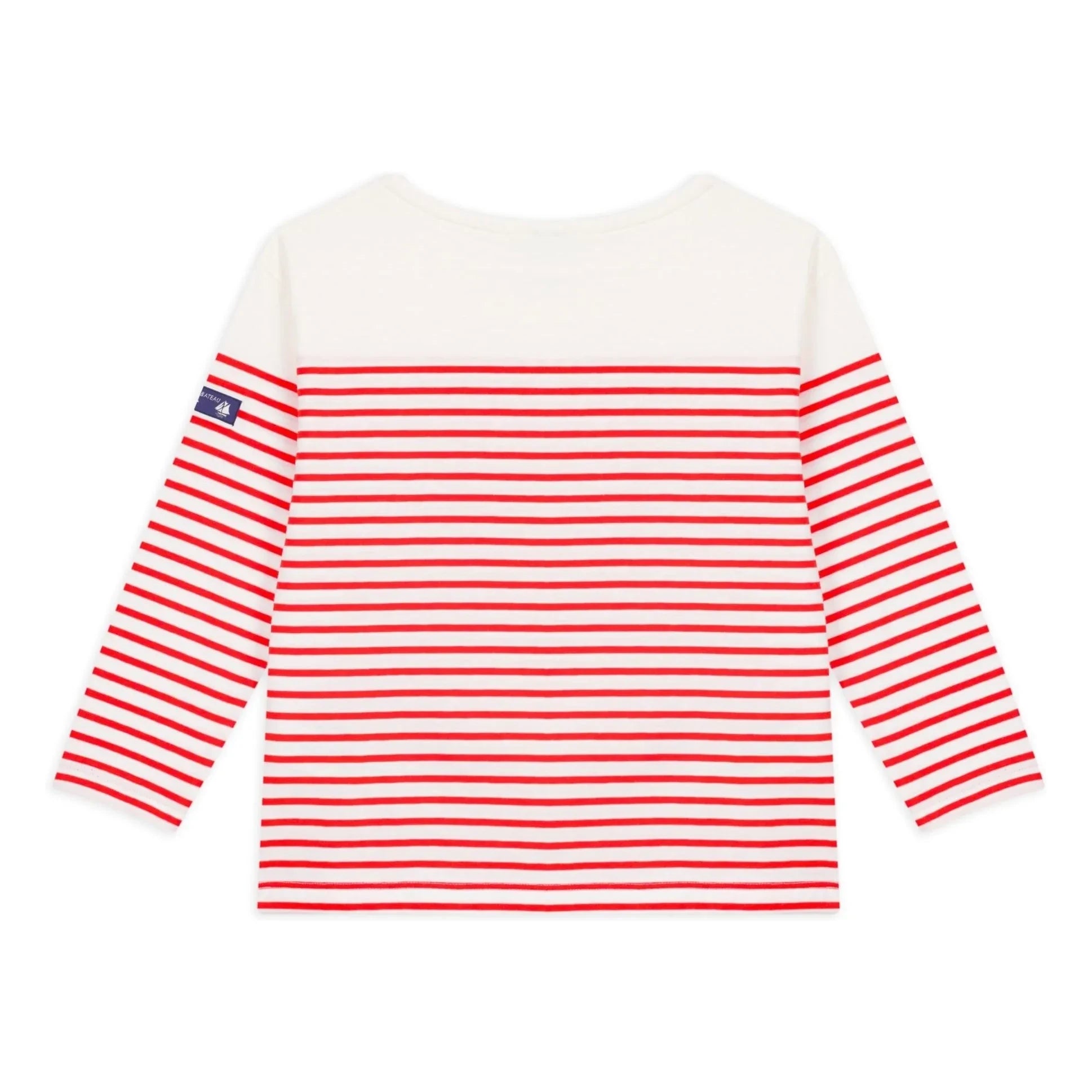 Petit Bateau - Light Marinière T-Shirt | Orange