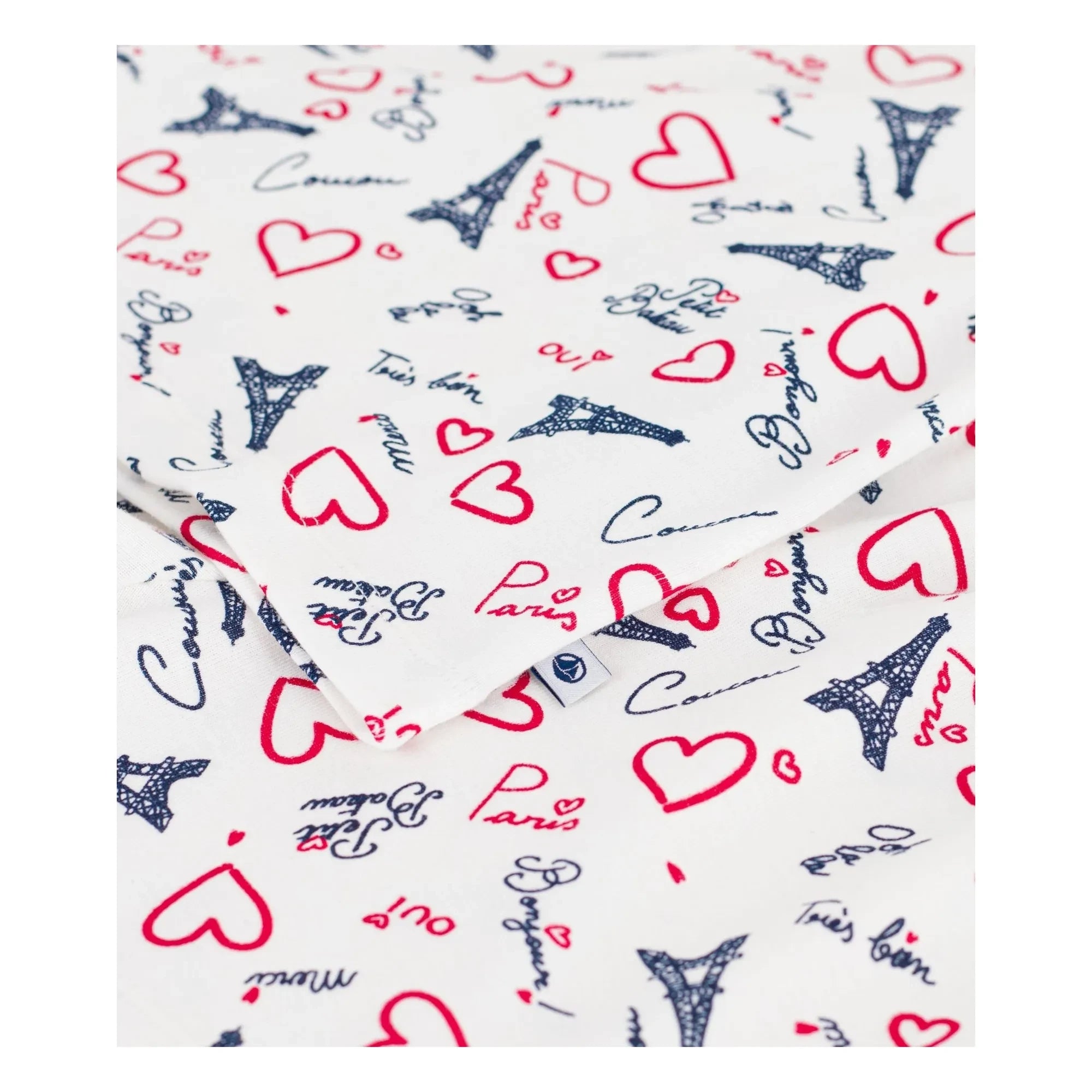 Petit Bateau - Pyjama Short Paris | Beyaz