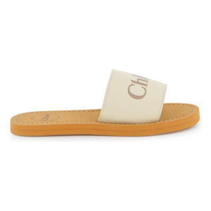 Chloé - Logo sandaletler | Beyaz