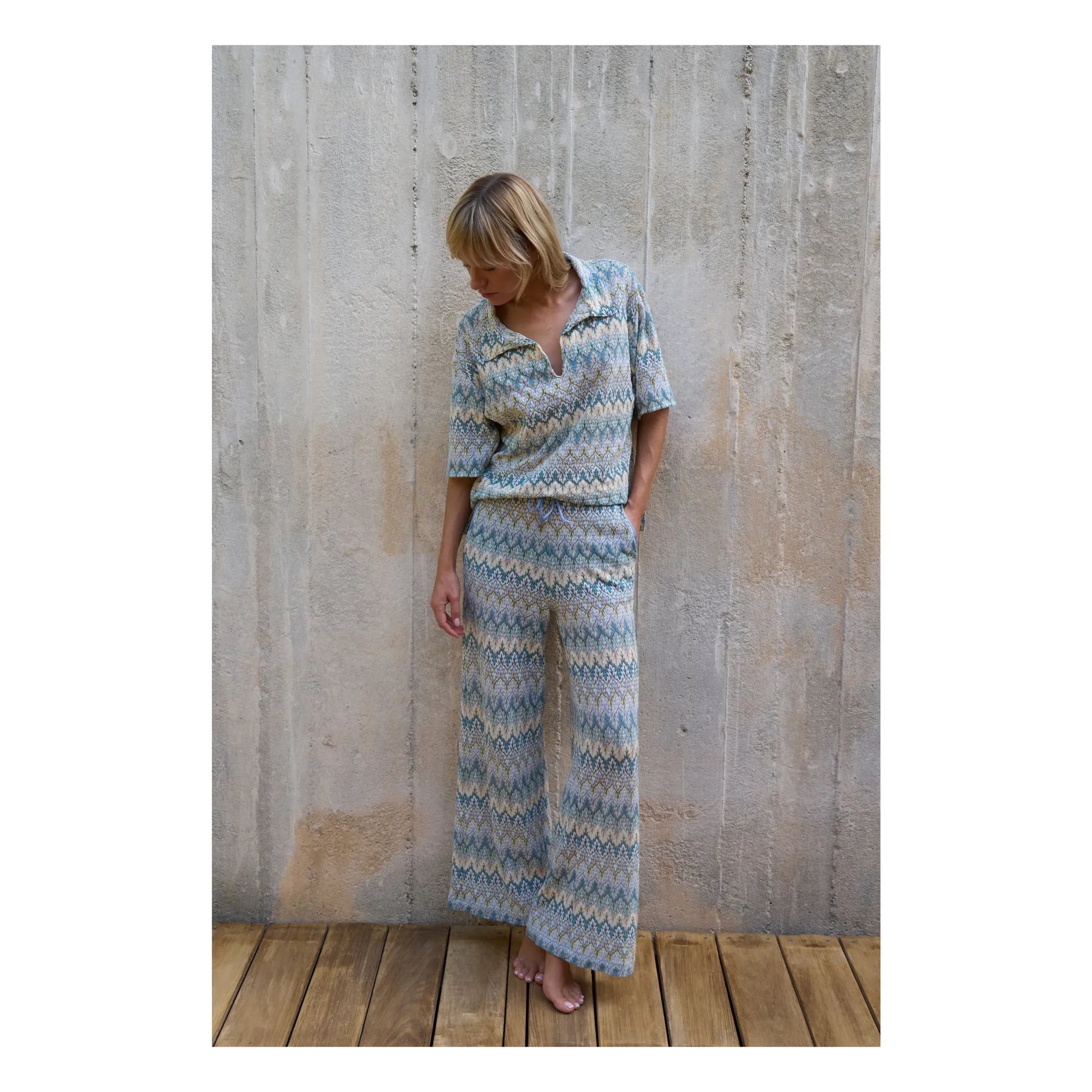 Baie Brune - Maud Triko Pantolon | Mavi