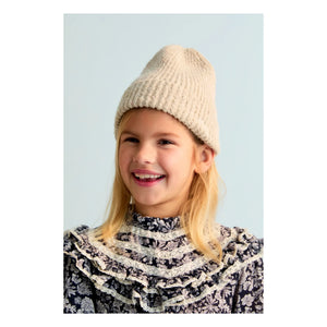 the new society - Lilith Double Cotton Muslin Floral Blouse | Navy Blue