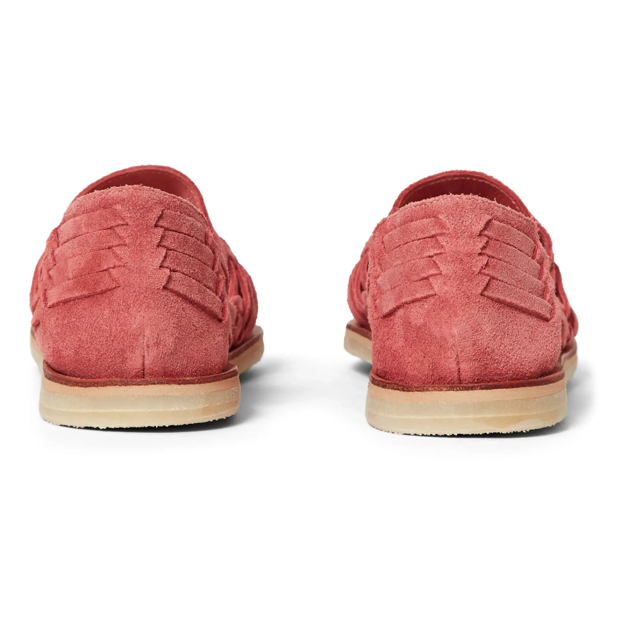 Mapache - Alegre Veloursleder-Sandalen | Himbeerrot