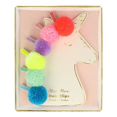 Meri Meri - Pompon-Haarklammern Set - 6-teilig