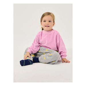 Bobo Choses - Jogger saucers Bio-Baumwolle Baby | Meliertes Grau
