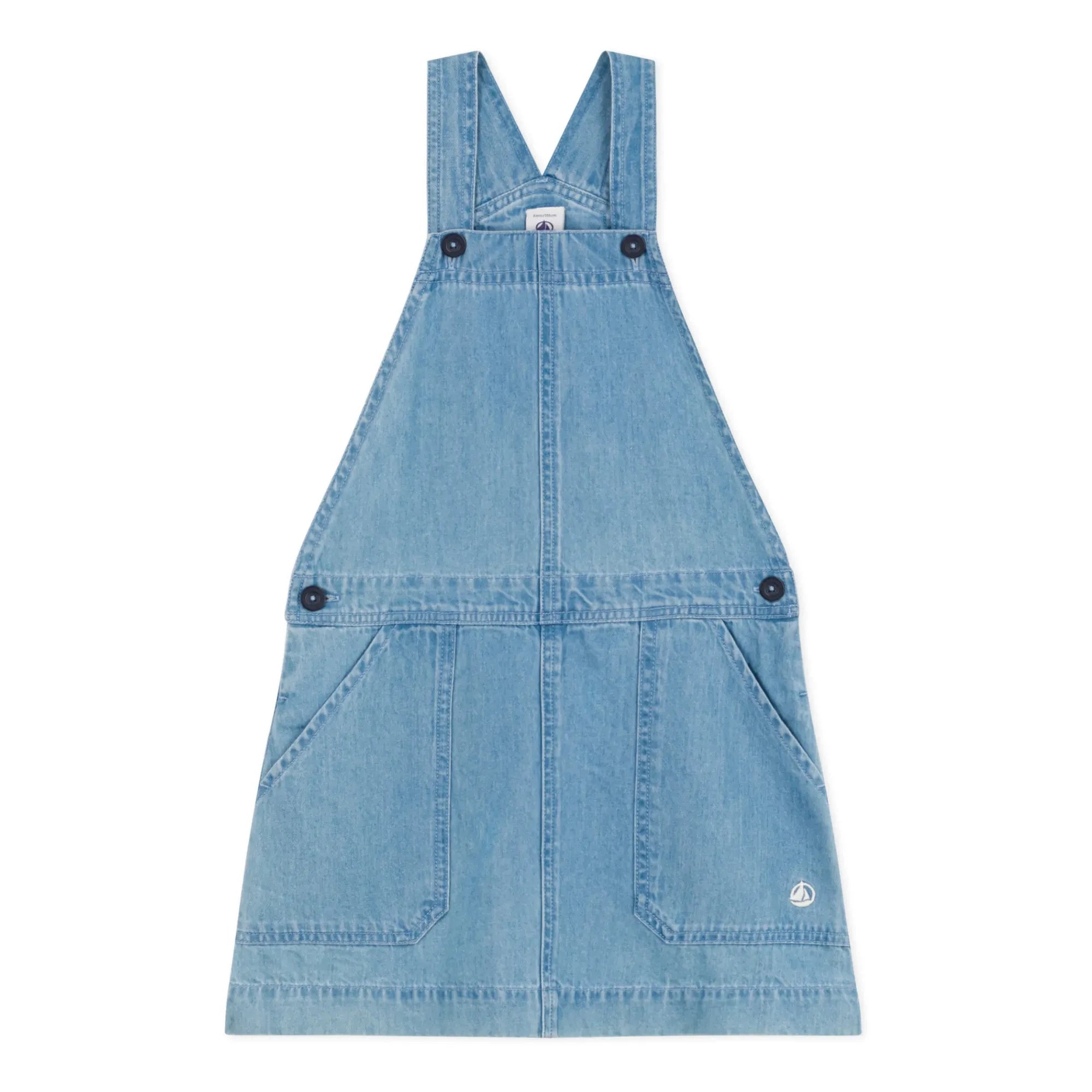 Petit Bateau - Meduse Jeans-Tulum-Kleid | Jeansblau