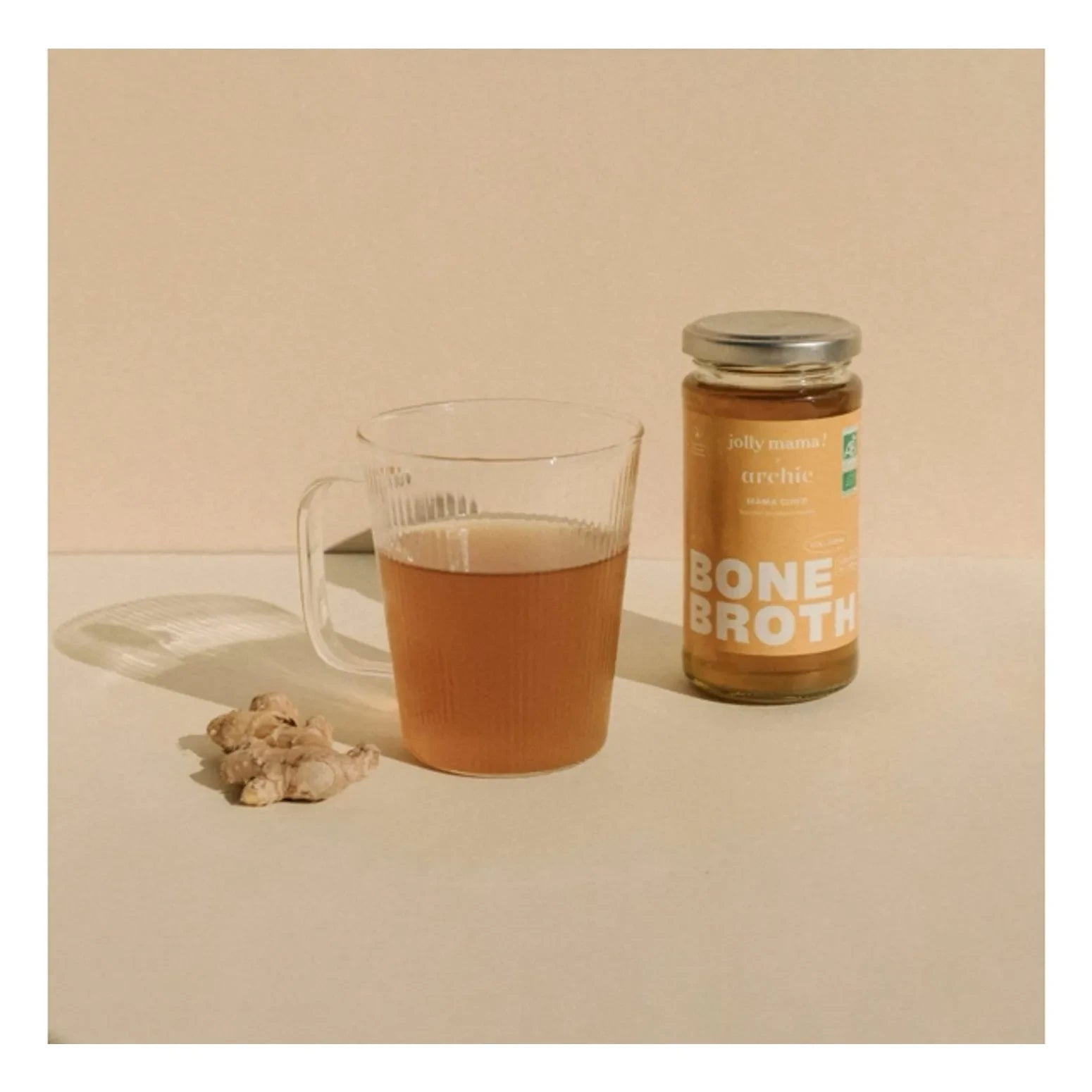 Jolly Mama - Mama Cider Chicken Bone Broth - 6 x 240 ml kemik suyu