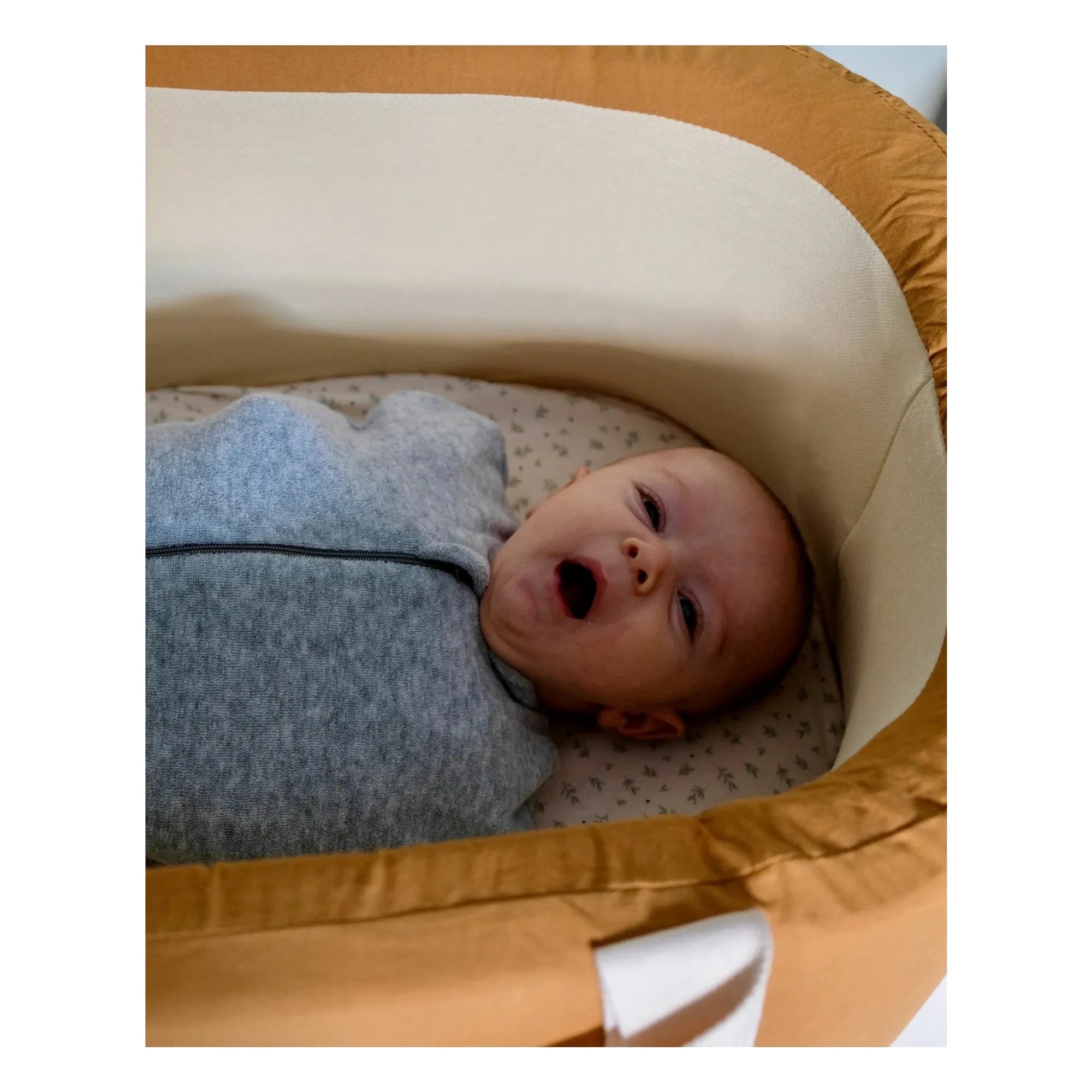 Tante Reine - Organic Cotton Swaddle Bag | Grey Melange