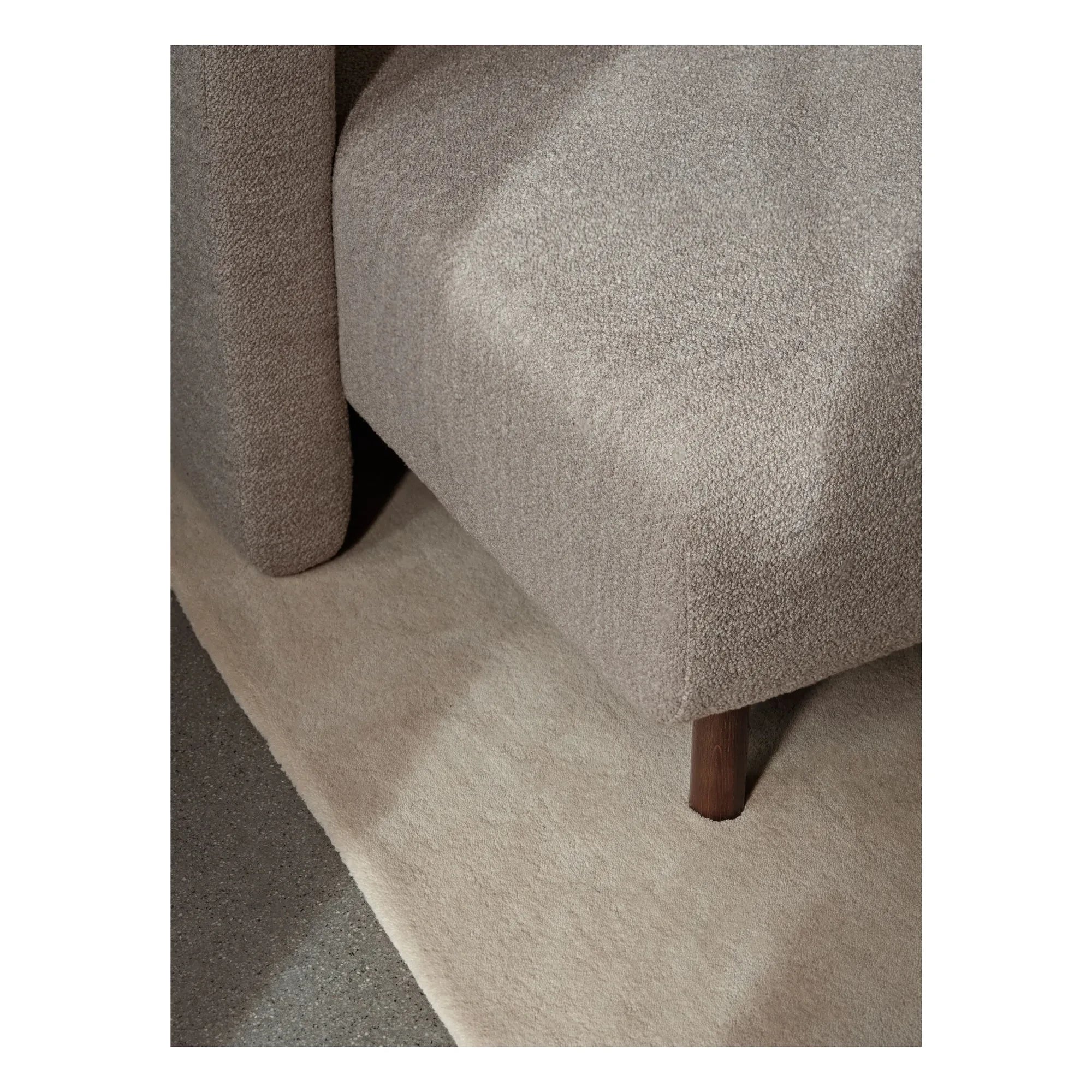 Ferm Living - Bouclé Meridian Ecksofa links | Beige