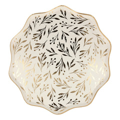 Meri Meri - Large Gold Leaf Plates - Set of 8