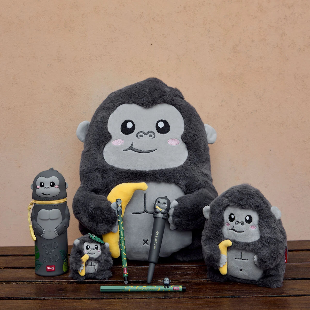 Legami - "Wild but Kind" Gorilla Squishy Gelstift - Für Unruhige