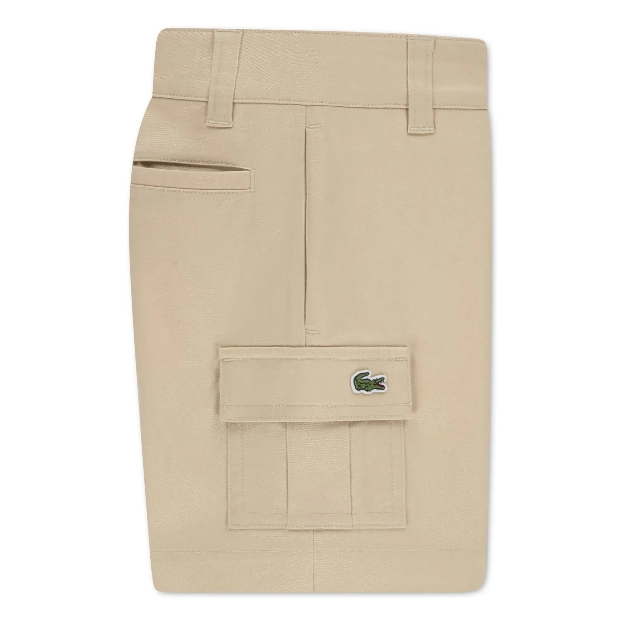 Lacoste - Cargo Bermuda Shorts aus Bio-Baumwolle | Beige