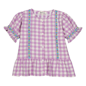 Hello Simone - Zoli Vichy Blouse | Lavender