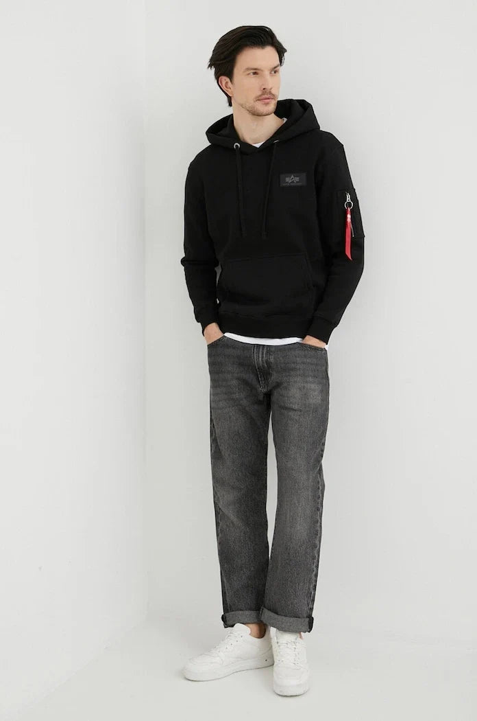 Alpha Industries Backprint Kapüşonlu Sweatshirt