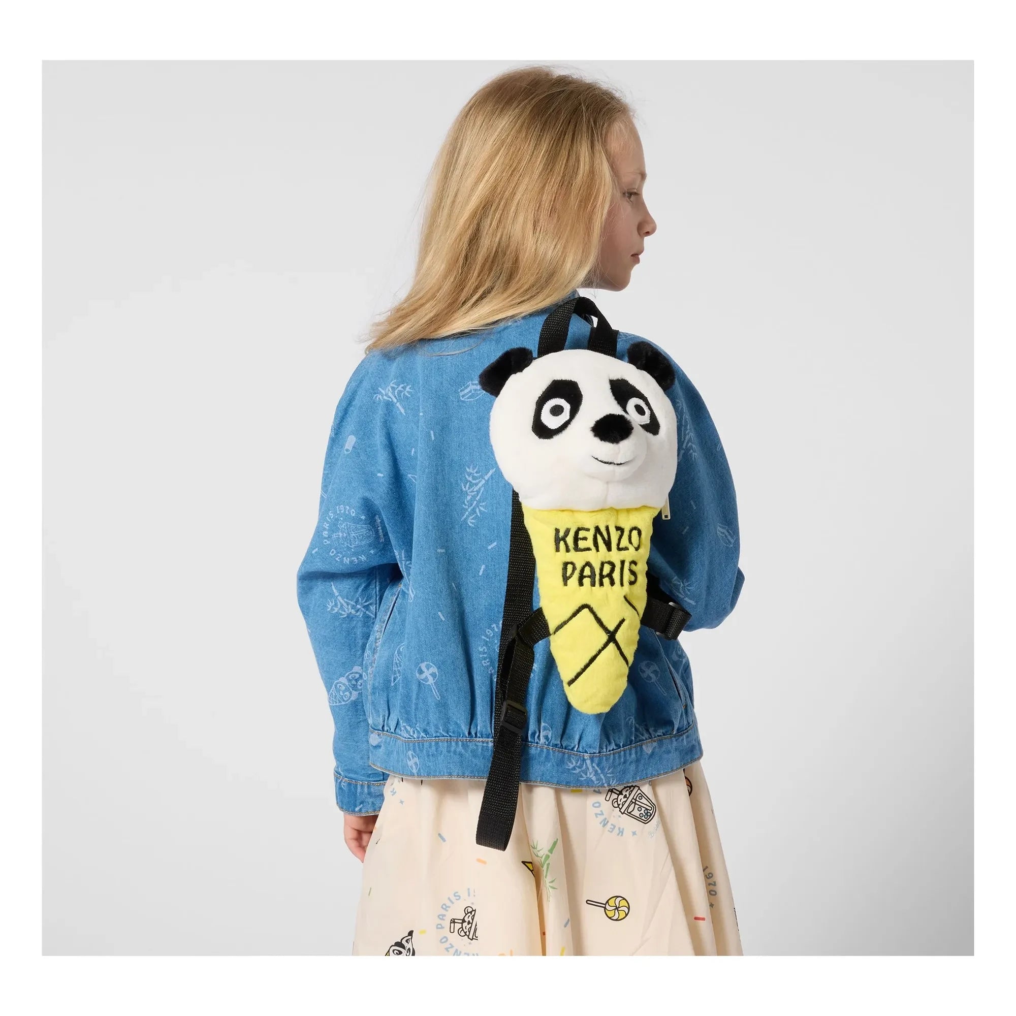 Kenzo - Happy Sweet Panda etek | Ekru