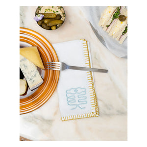 Tarta Gelatina - Nakışlı peçeteler - 4'lü set