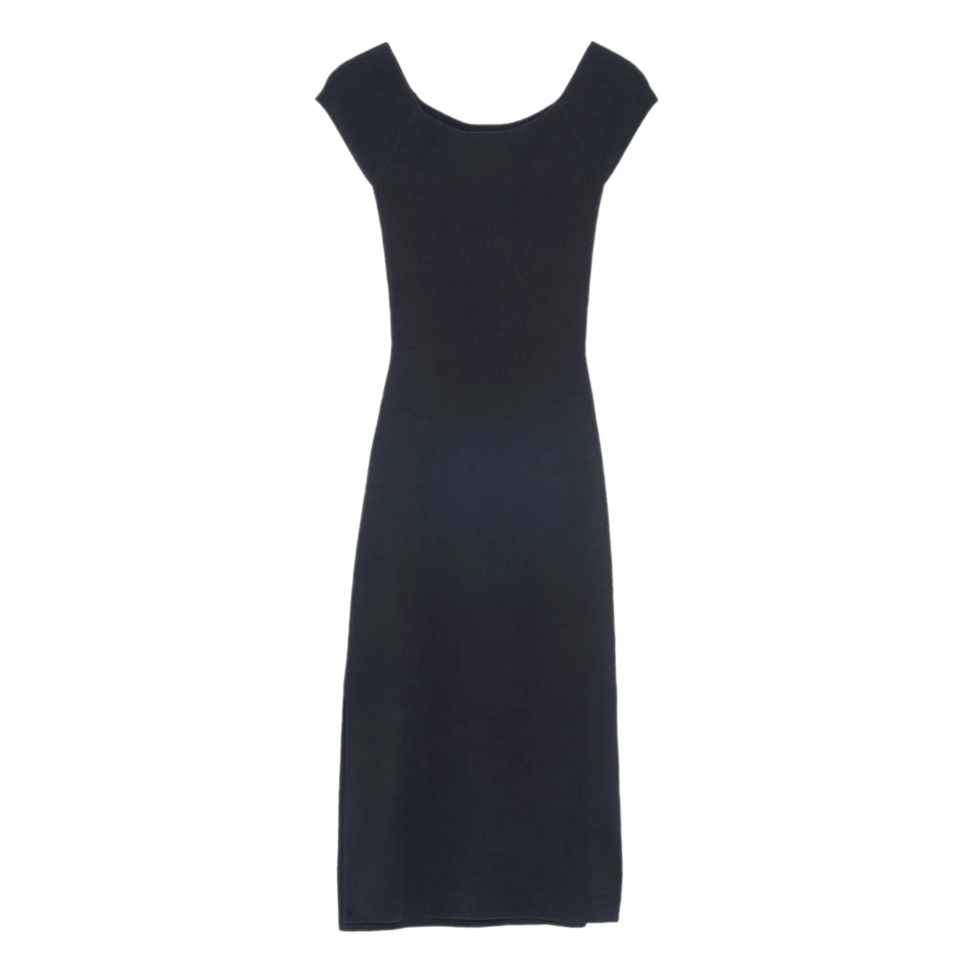 Bompard – Off-Shoulder-Kleid aus Seide und Kaschmir | Schwarz