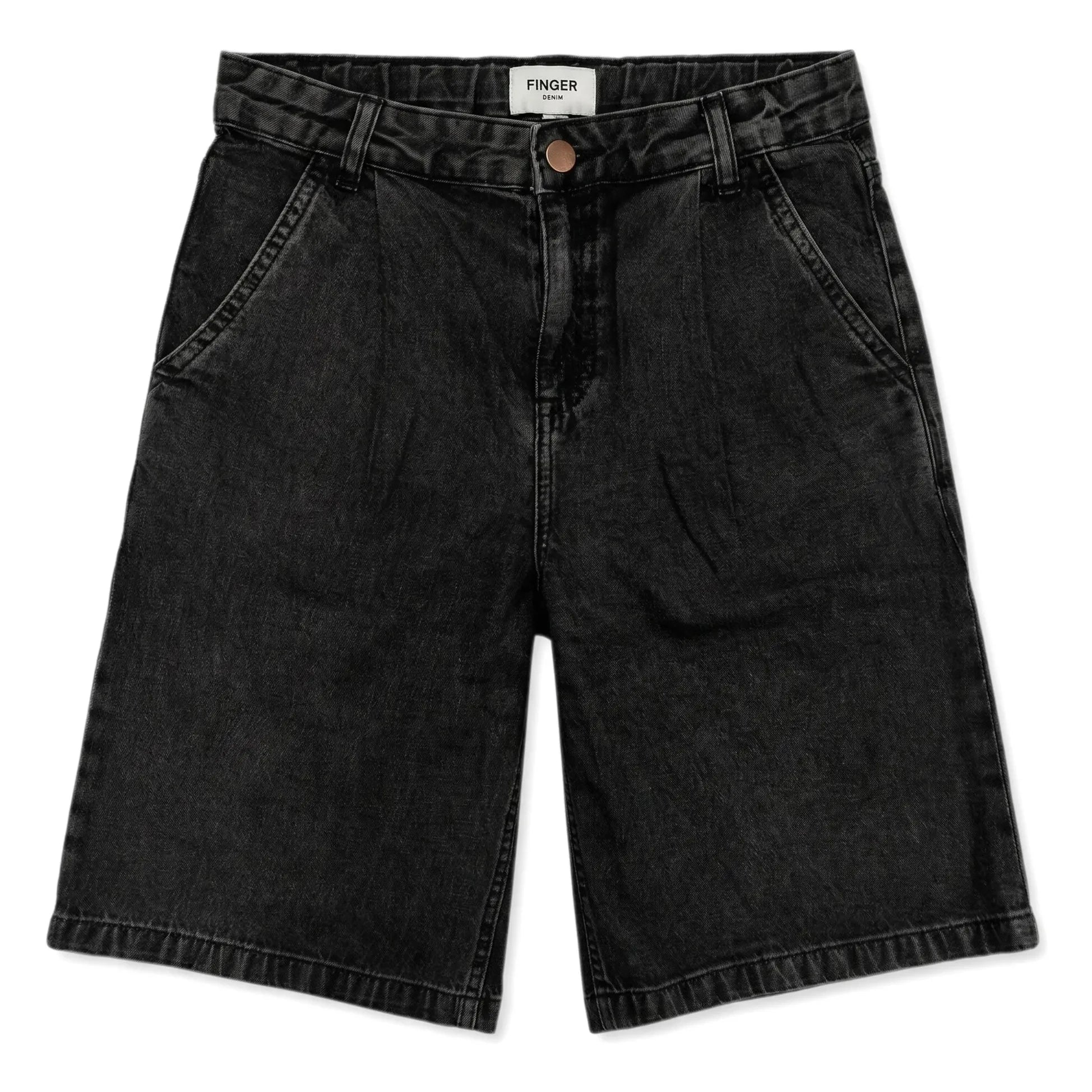 Finger in the nose - Denim Bermudashorts Tate | Grau