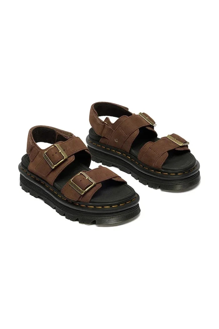Dr. Martens platform kadın nubuk sandalet ZebZag Sandal