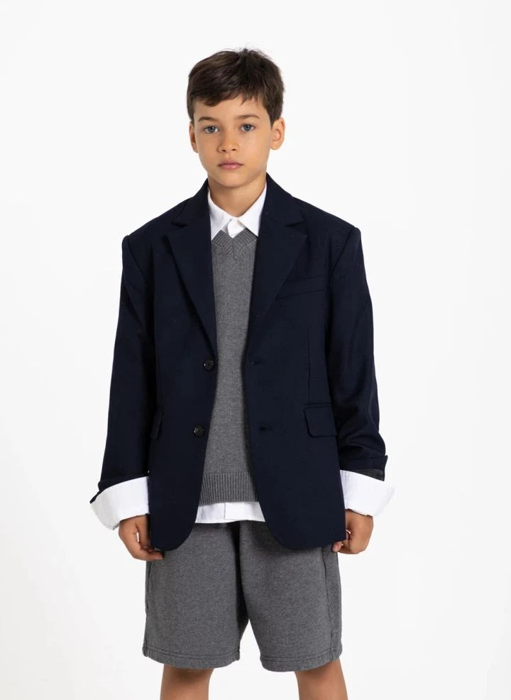 Smallable Kid - Oxford Ceket | Lacivert