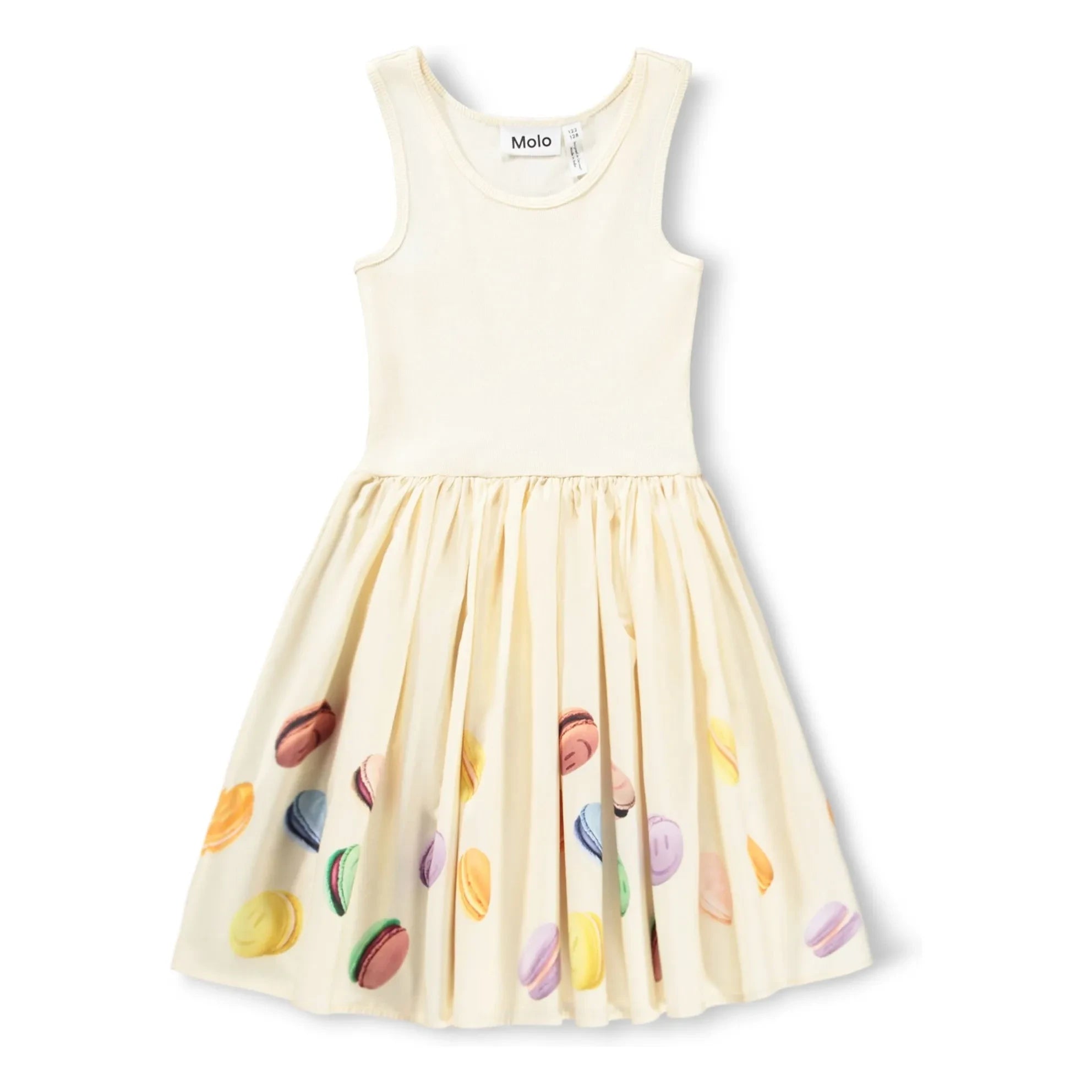 Molo - Cassandra Kleid Macarons Bio-Baumwolle | Creme