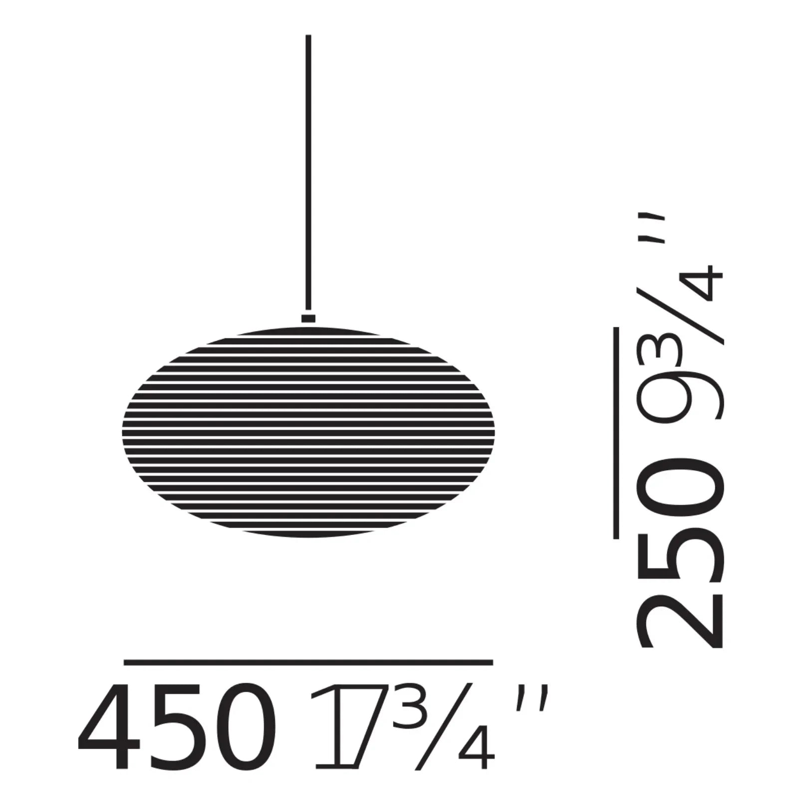 Vitra - Akari 26A Pendant Lamp | Ecru