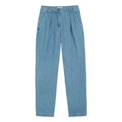 Emile et Ida - Denim Carrot Pants | Blue