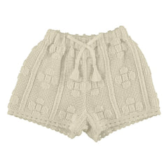 Bebe Organic - Crochet Kısa Şort Inez | Ecru