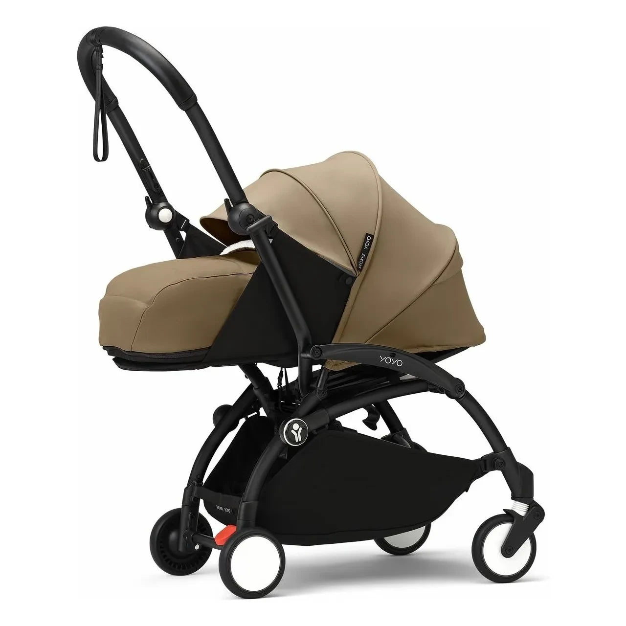 Stokke® - YOYO³ tam bebek arabası 0+ ve 6+ Siyah çerçeve | Toffee