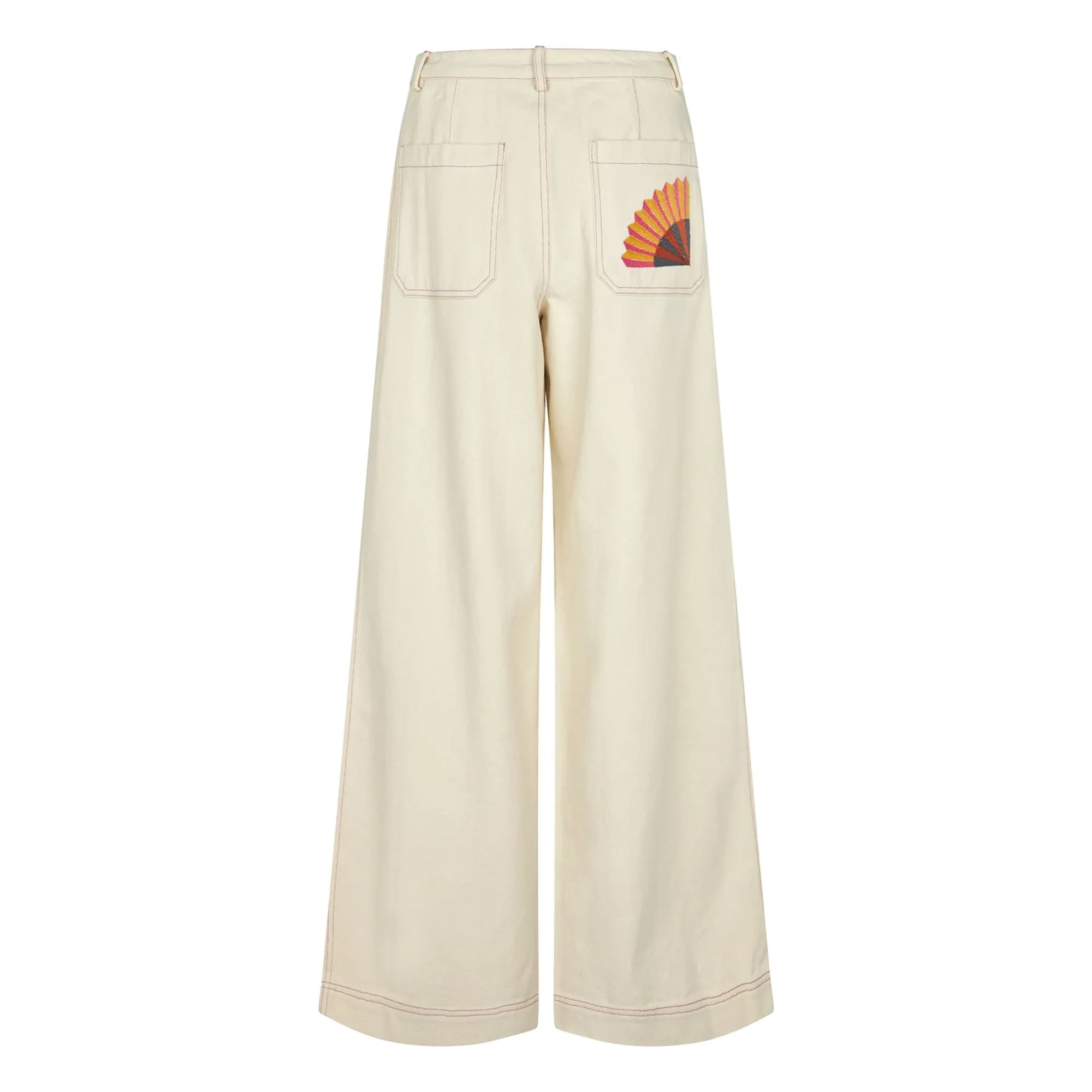 Lollys Laundry - Florida Pamuklu pantolon | Krem