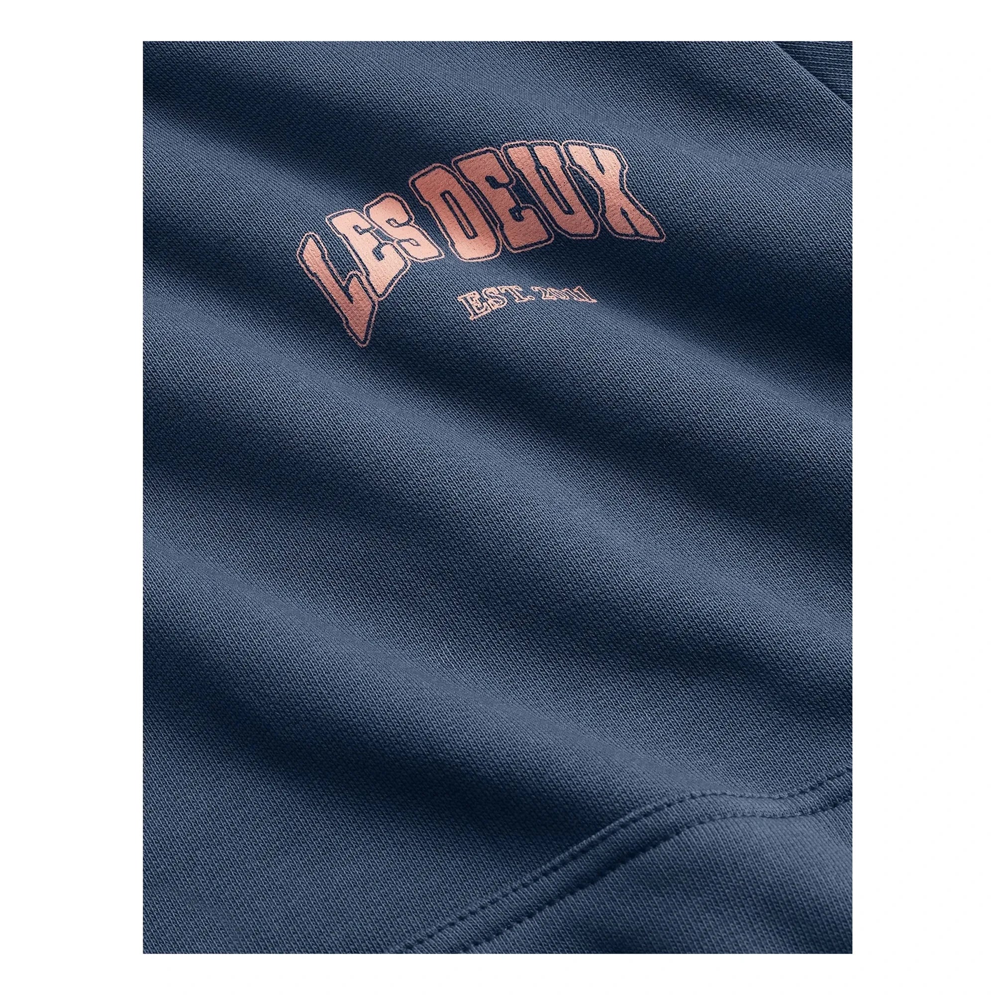 Les Deux - Hoop Sweat Bio-Baumwolle | Blau
