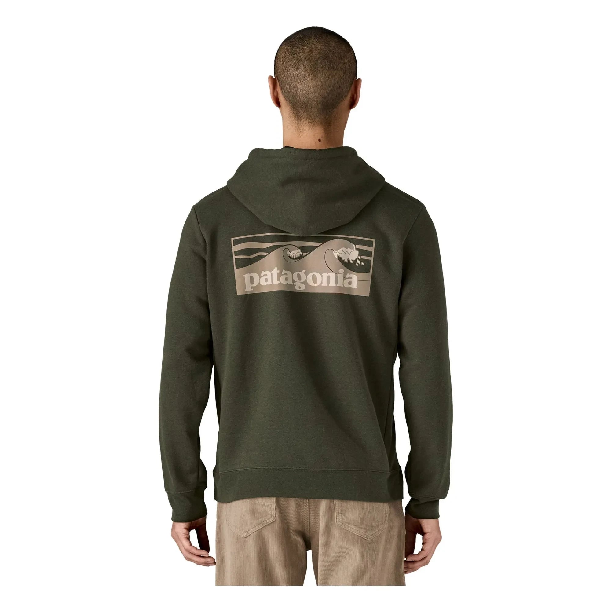Patagonia – Kapuzenpullover Logo Uprisal Recycelte Fasern | Khaki