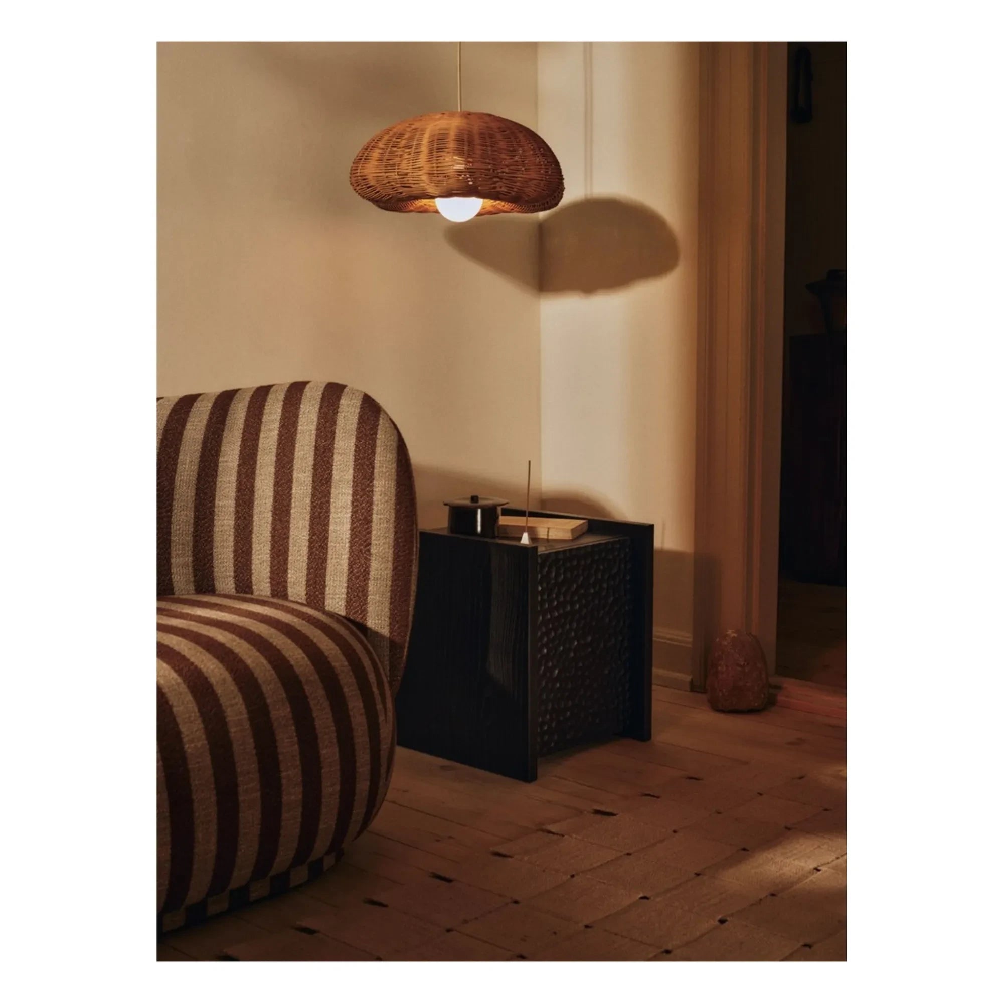 Ferm Living - Rivan hasır abajur