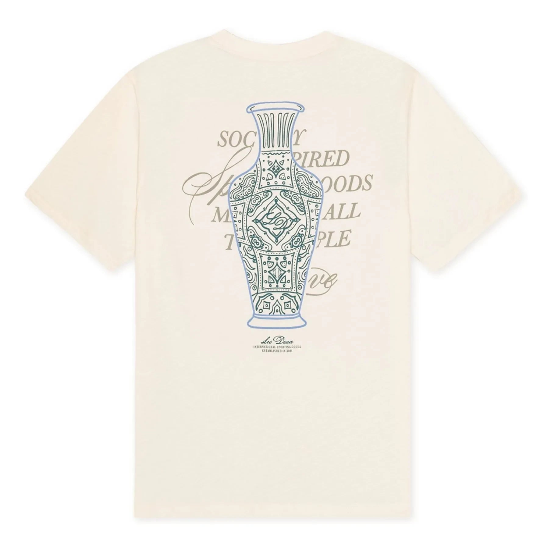 Les Deux - Ben Faience organik pamuk T-shirt | Krem