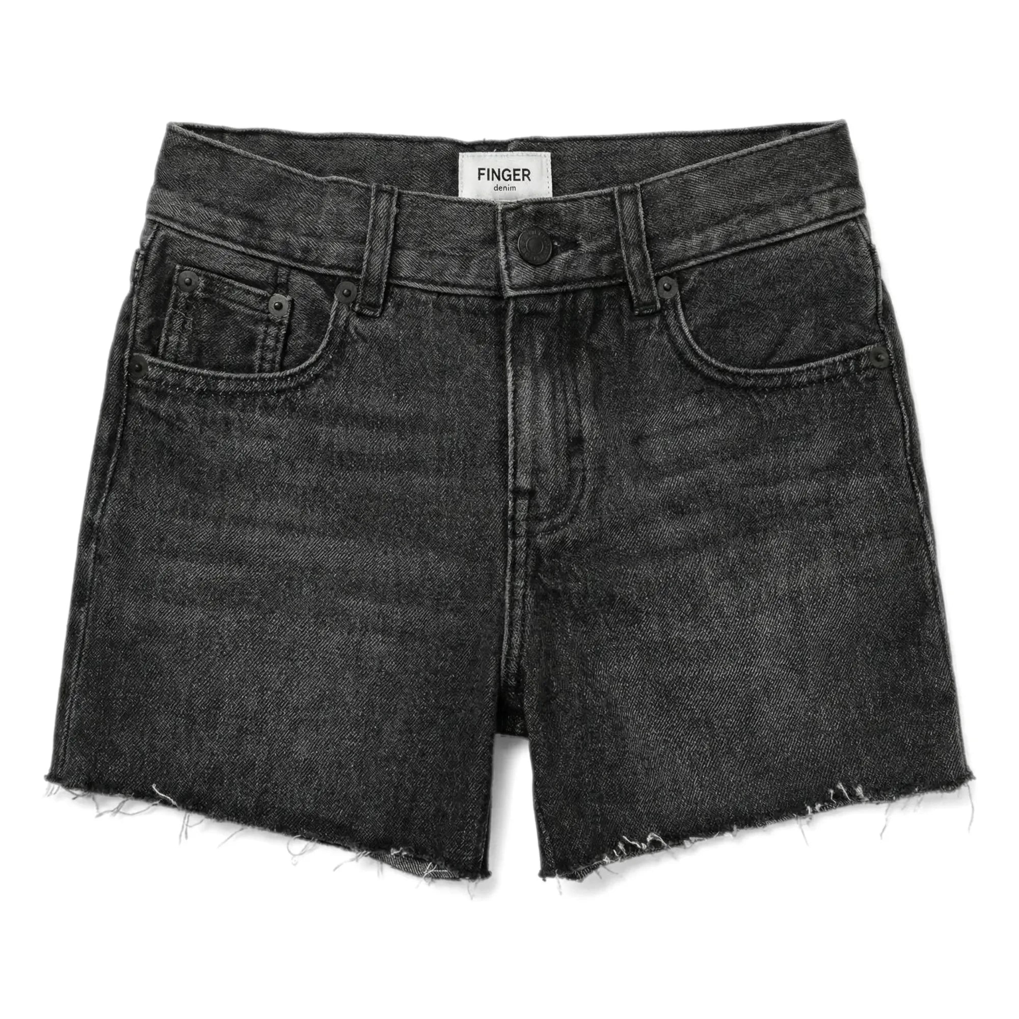 Finger in the nose - Denim Eva şort | Denim gri