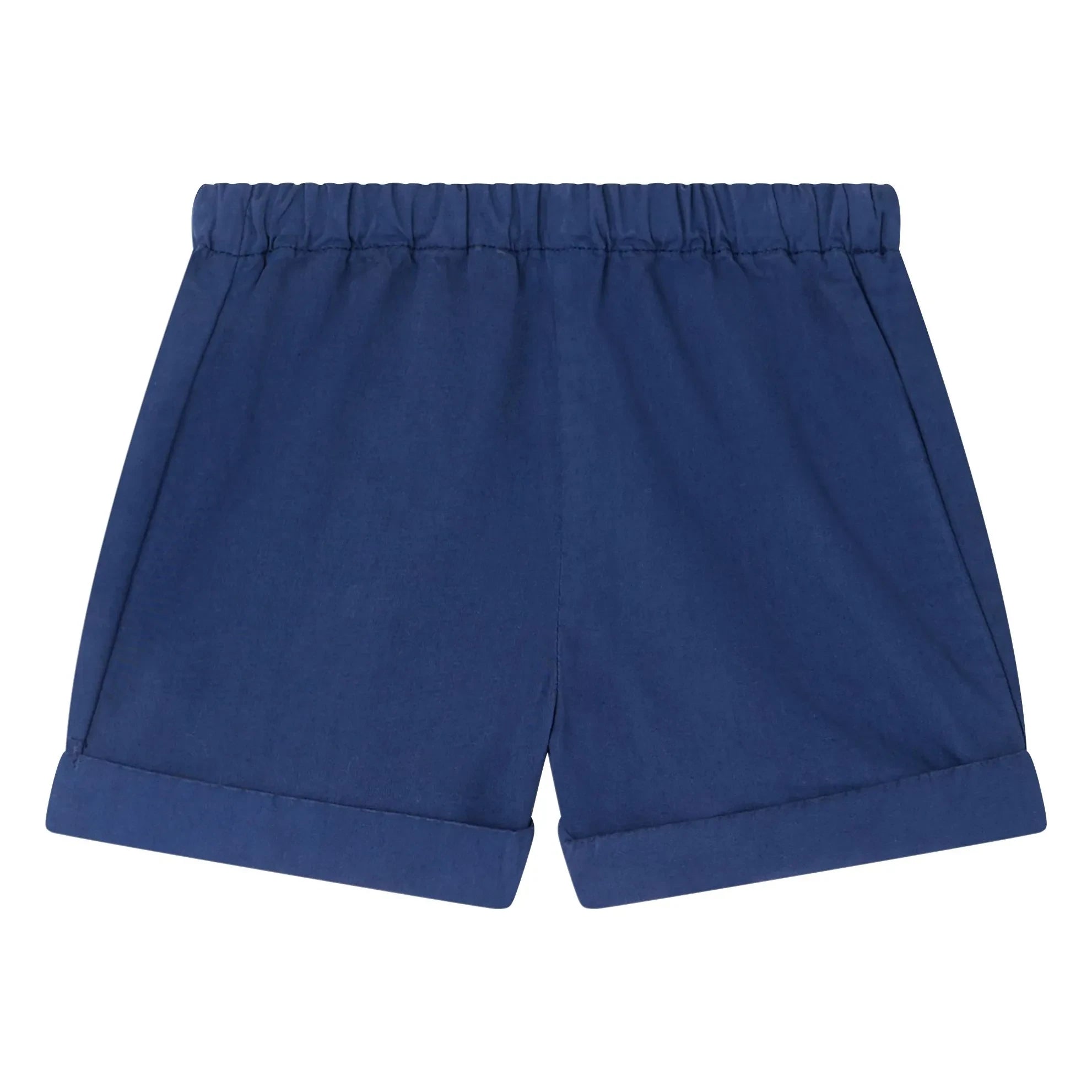Bonpoint - Ecady Popeline Bio-Baumwollshorts | Marineblau