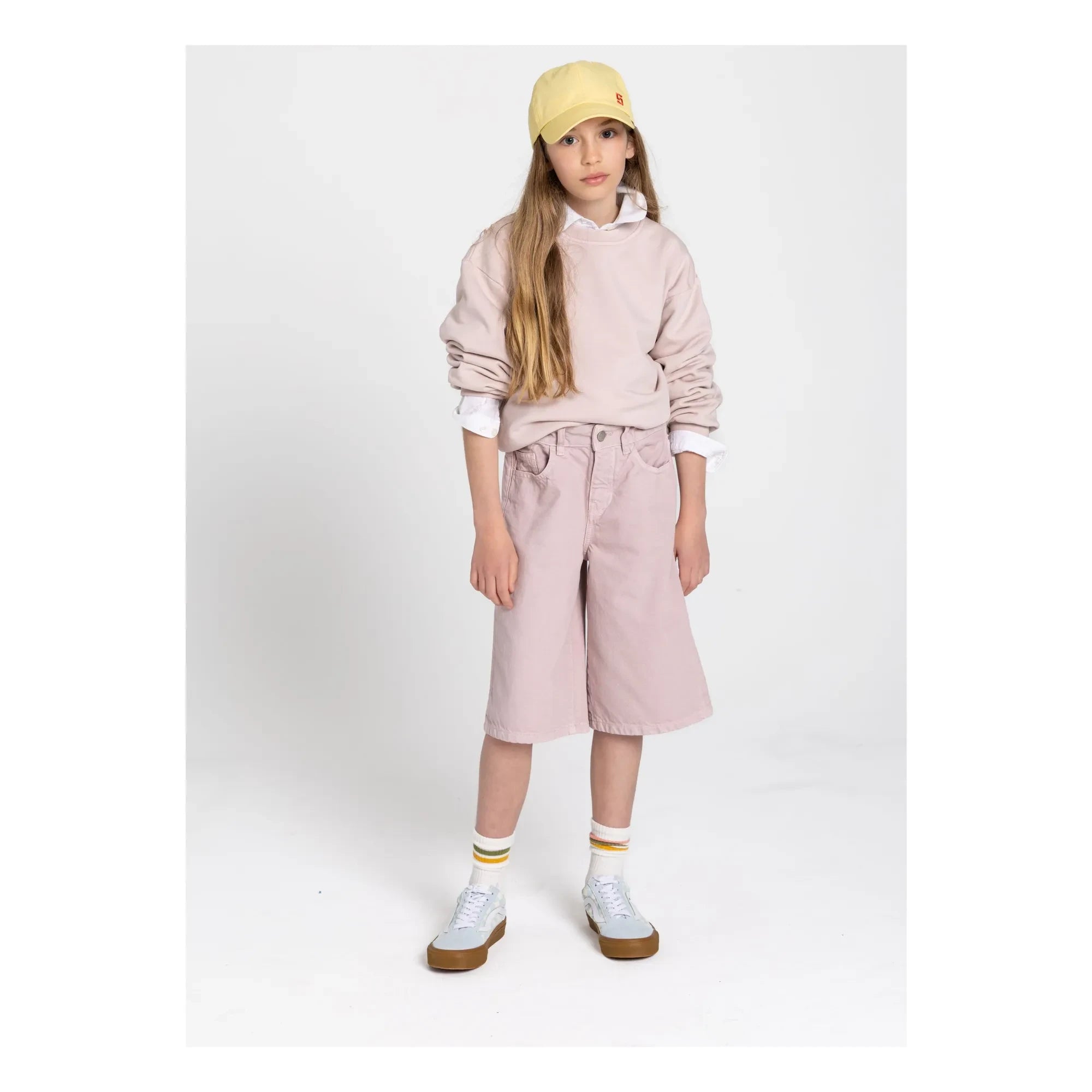 Smallable Kid - Maia organik pamuk sweatshirt | Soluk Pembe