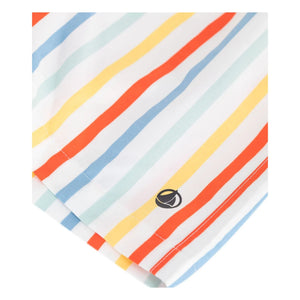 Petit Bateau - Geri Dönüştürülmüş Lifli Çizgili Mayo Şortu | Sarı
