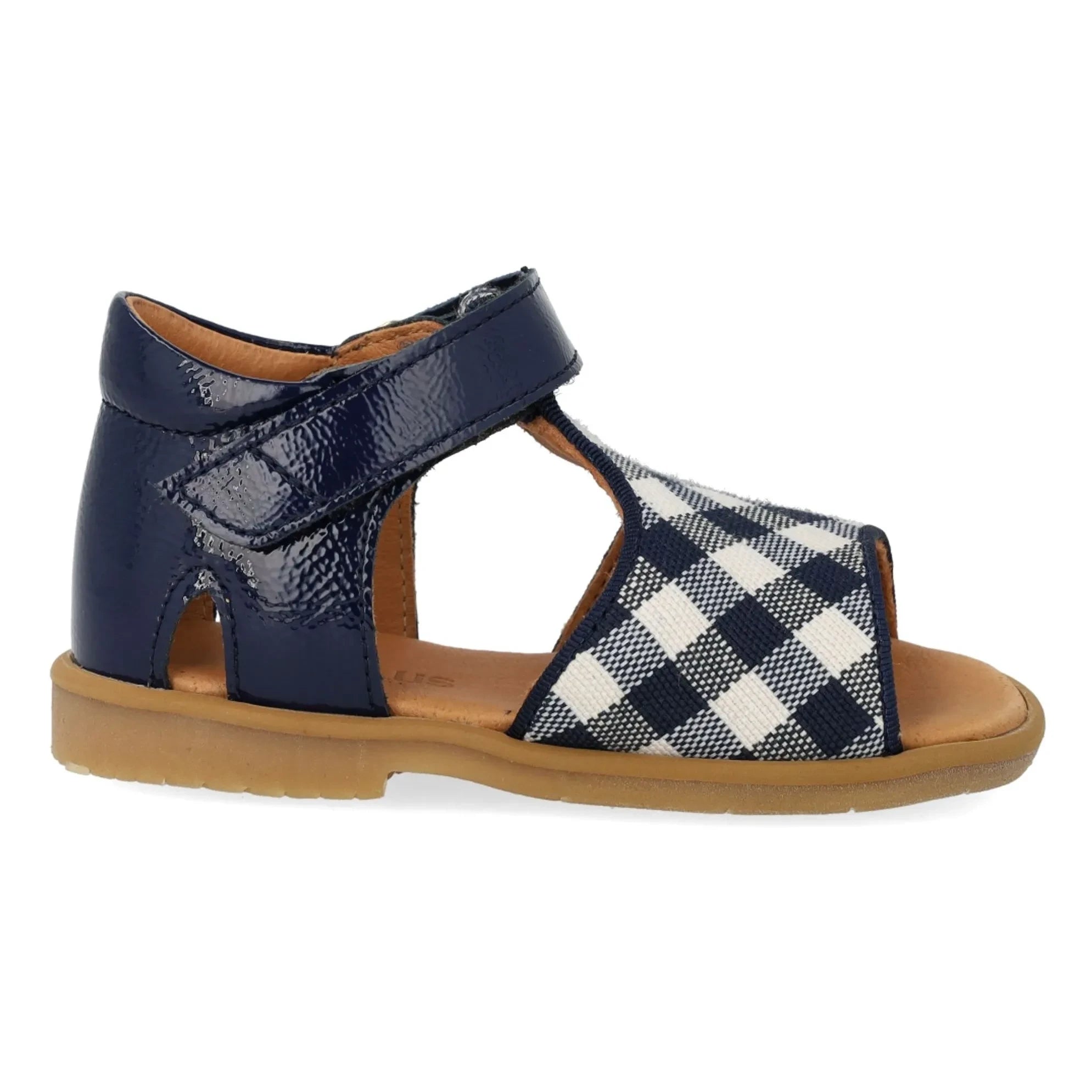 Angulus - Kareli sandaletler | Lacivert