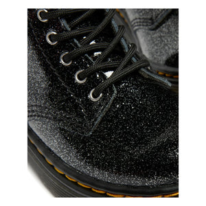 Dr Martens - 1460 J Glitter Bağcıklı Bot | Parlak siyah