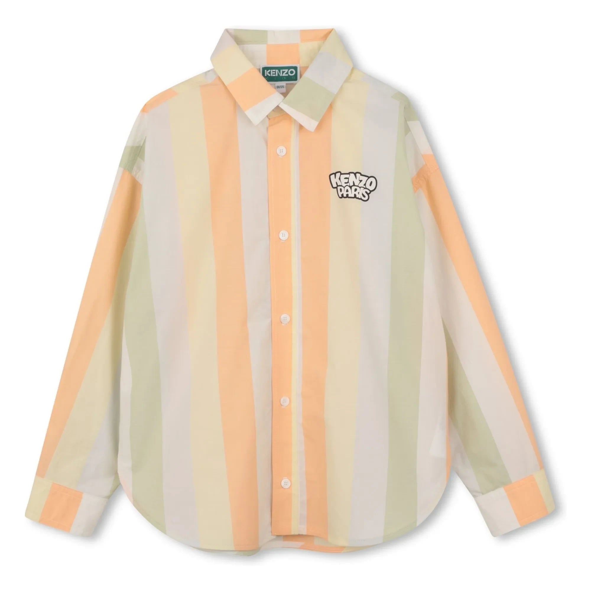 Kenzo - Happy Sweet Bubble Kaplan Çizgili Gömlek | Bej