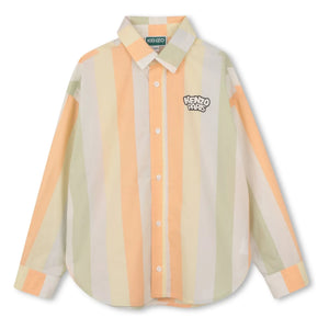 Kenzo - Happy Sweet Bubble Kaplan Çizgili Gömlek | Bej