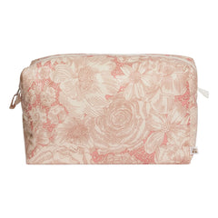 Bonpoint - G Fleurie Bio-Baumwoll-Kulturtasche | Blassrosa