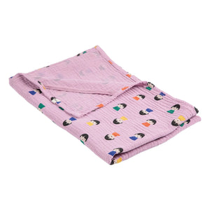 Bobo Choses - Langer Schlafanzug und Bib Piyon Set | Lila