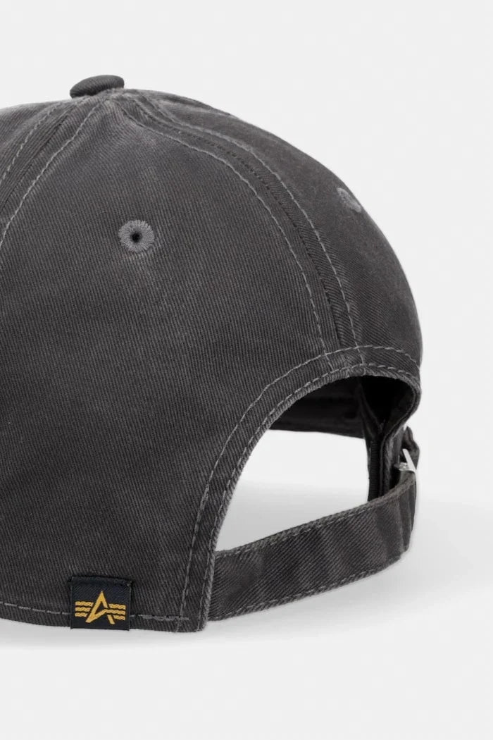 Alpha Industries деним козирkalı şapka DTM Logo Baseball
