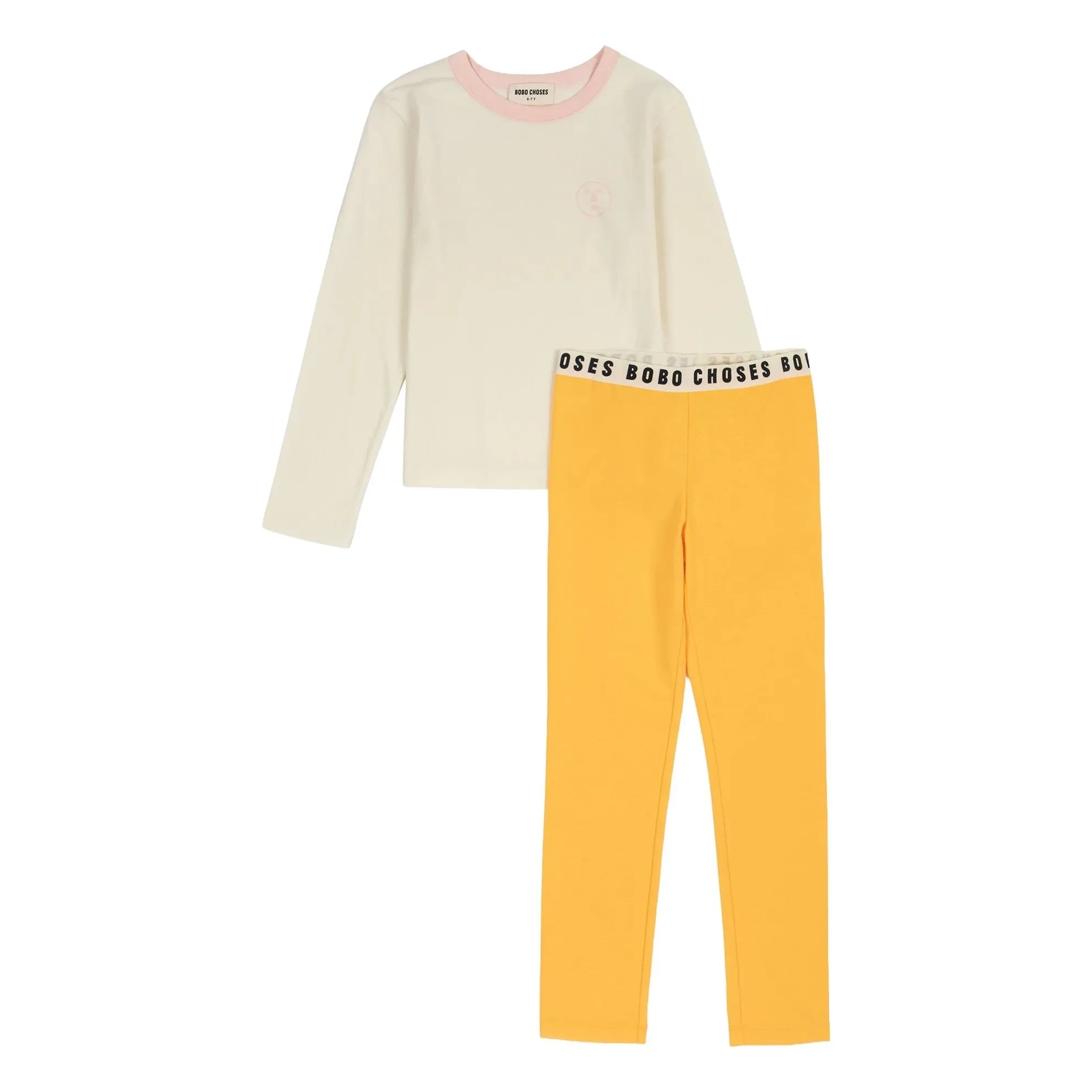 Bobo Choses - Modal ve organik pamuklu pijama | Hardal