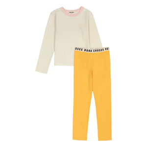 Bobo Choses - Modal ve organik pamuklu pijama | Hardal