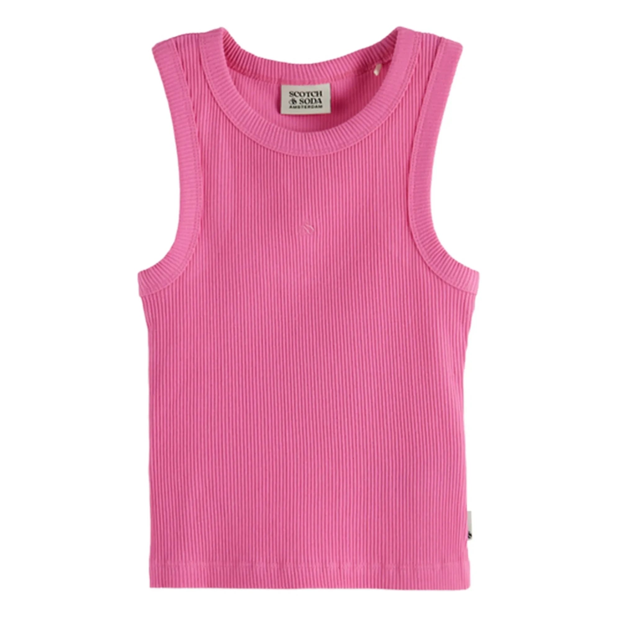 Scotch & Soda - Geripptes Tanktop | Rosa