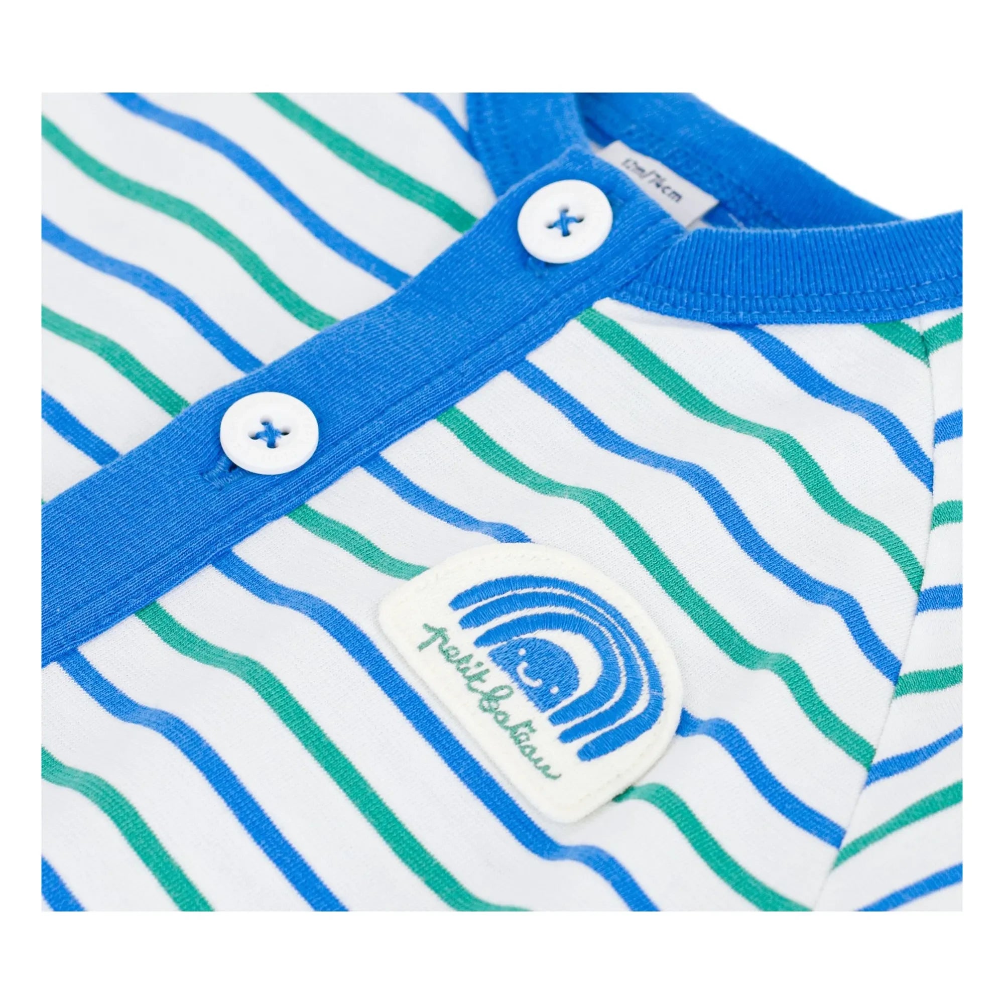 Petit Bateau - Striped Jumpsuit | Blue