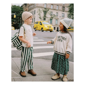 Rylee + Cru - Raglan Sweat New York Mini | Ecru
