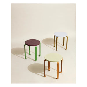 Hübsch - Smile Stool | Orange Rouille